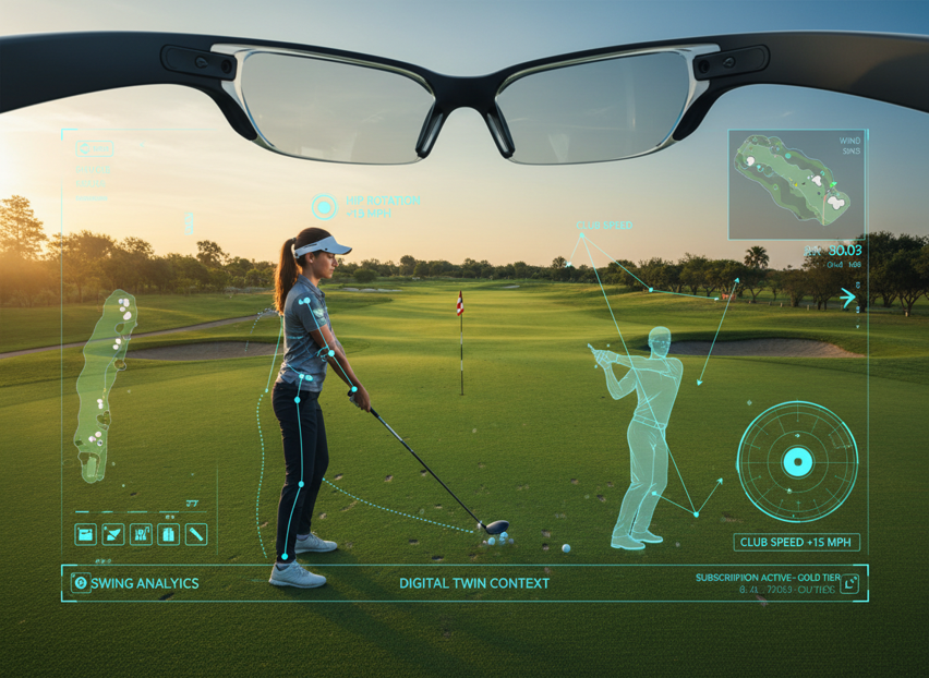 Golf HUD visual